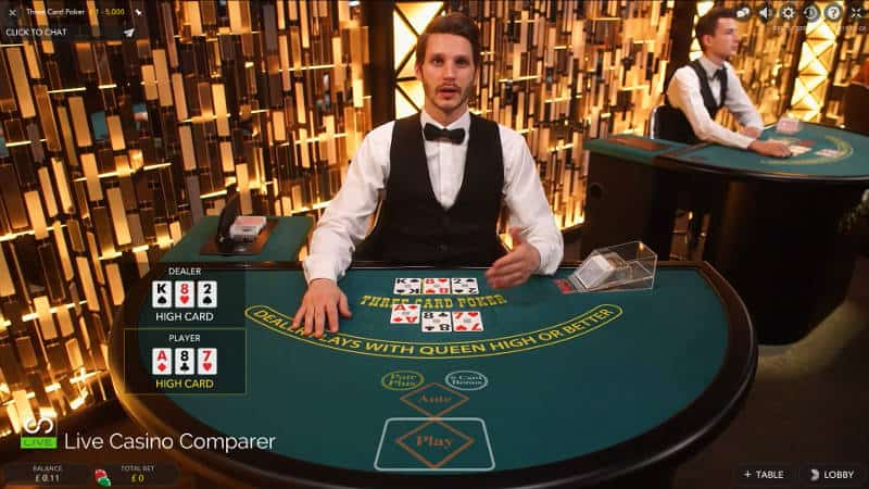 3. 캐리비안 스터드 포커 (Caribbean Stud Poker)